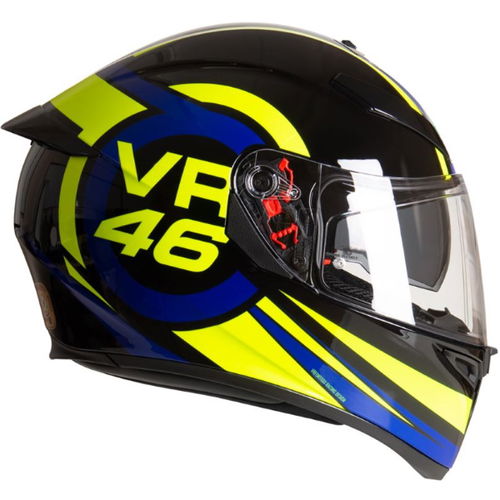 AGV K3 SV-S Ride 46 Full Face Motorcycle Helmet Right Side                                                                                                                                                                                                     