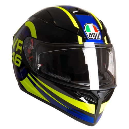 AGV K3 SV-S Ride 46 Full Face Motorcycle Helmet Front Right                                                                                                                                                                                                    