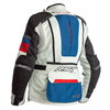 RST Adventure-X CE Ladies Ice Blue Red Textile Motorcycle Jacket Back                                                                                                                                                                                          