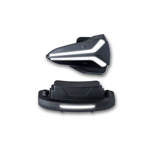 Smart HJC 20B Matt Black Bluetooth Motorcycle Communication System                                                                                                                                                                                             