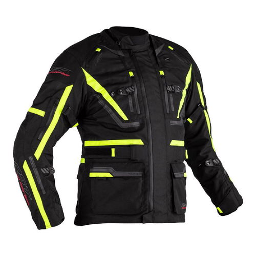 RST Paragon 6 CE Jacket Black Flo Yellow Size: Mens UK - 40