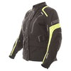 IXS Saragossa Ladies Black Yellow Goretex Waterproof Textile Motorcycle Jacket Side                                                                                                                                                                            