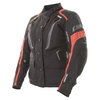 IXS Saragossa Ladies Black Red Goretex Waterproof Textile Motorcycle Jacket Goretex Side                                                                                                                                                                       