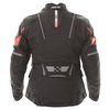 IXS Saragossa Ladies Black Red Goretex Waterproof Textile Motorcycle Jacket Back                                                                                                                                                                               