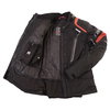 IXS Saragossa Ladies Black Red Goretex Waterproof Textile Motorcycle Jacket Inside                                                                                                                                                                             