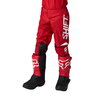 Shift White Label Trac Youth Pants Red Size: Youth - 24 Fit: Reg