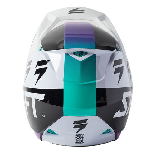 Shift White Label UV Youth Helmet White Ultvt Size: Youth -M
