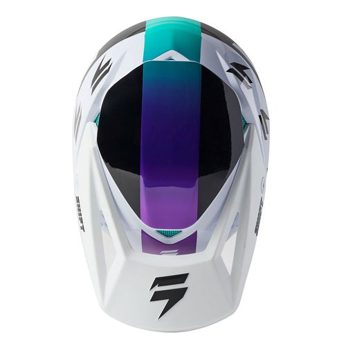 Shift White Label UV Youth Helmet White Ultvt Size: Youth -M