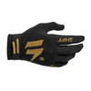 Shift Black Label Invisible Gloves Black Gold Size: Mens UK - S