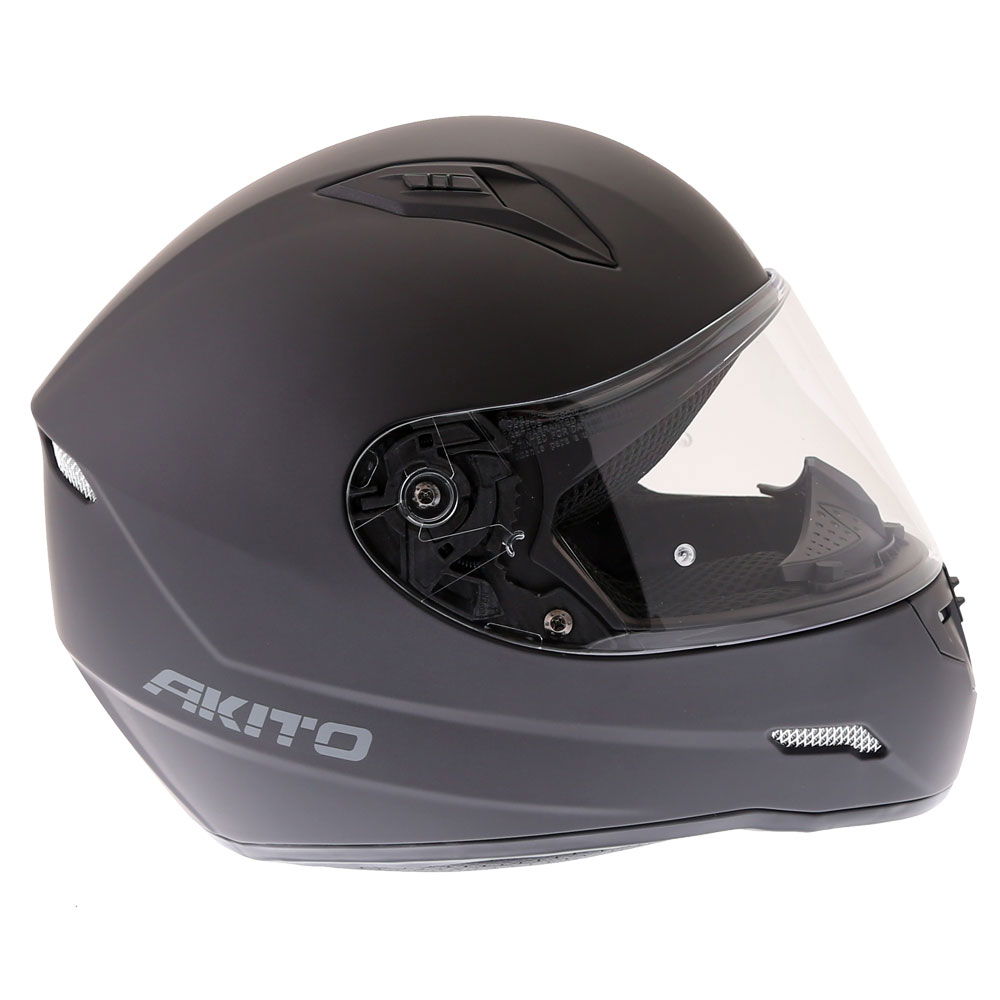 Akito Street Helmet Matt Black Size: XS