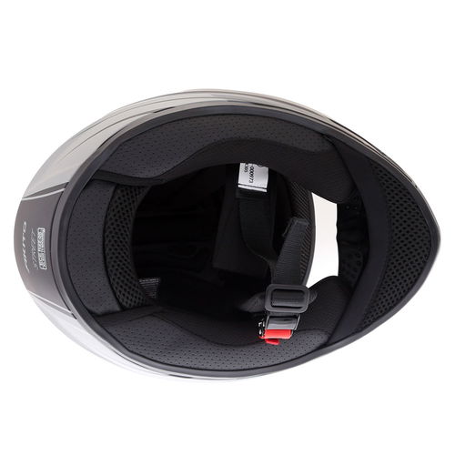 Akito Street Helmet Matt Black Gun Size: XS