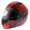Akito Street Helmet Matt Black Red Size: XS