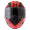 Akito Street Helmet Matt Black Red Size: XS