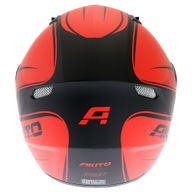 Street Helmet Matt Black Red