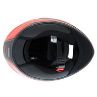Street Helmet Matt Black Red