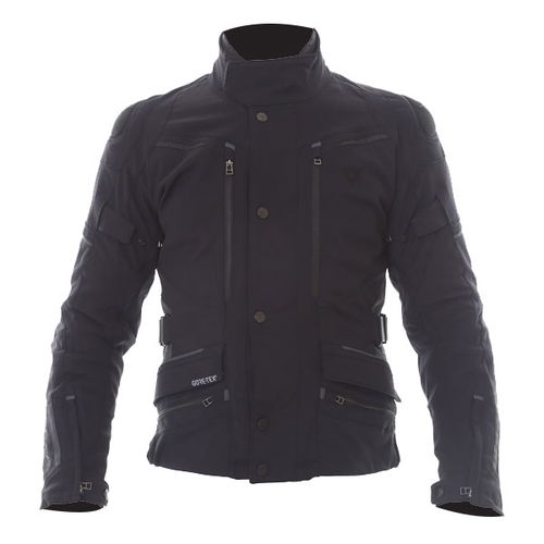 Dainese Carve Master 2 Mens Black GoreTex Waterproof Textile Motorcycle Jacket Front                                                                                                                                                                           