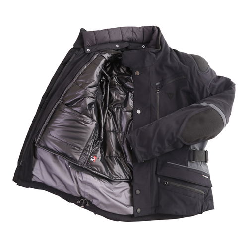 Dainese Carve Master 2 Mens Black GoreTex Waterproof Textile Motorcycle Jacket Inside                                                                                                                                                                          