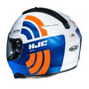 HJC C70 Curves Helmet White Red Blue Size: S