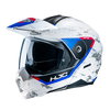 HJC C80 Bult Helmet White Red Blue Size: XS