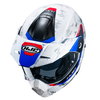 HJC C80 Bult Helmet White Red Blue Size: XS