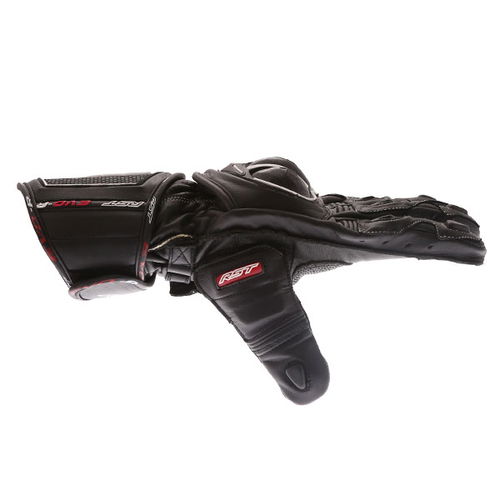 RST Tractech Evo R CE Black Motorcycle Gloves Thumb side                                                                                                                                                                                                       