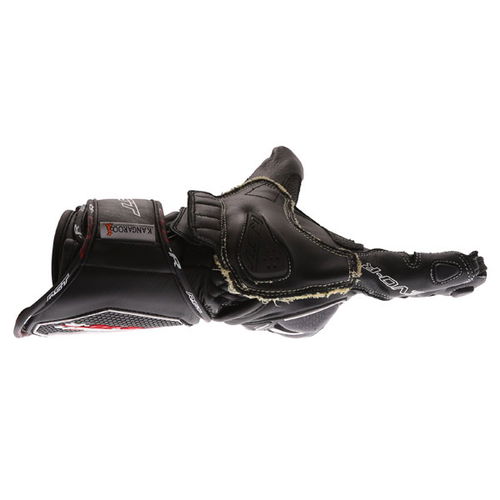 RST Tractech Evo R CE Black Motorcycle Gloves Little finger side                                                                                                                                                                                               