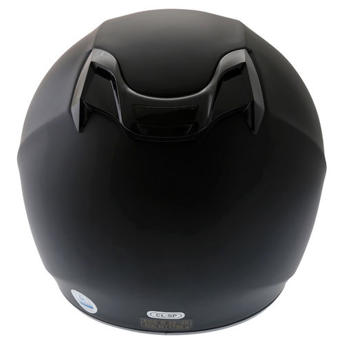 HJC CL-SP Matt Black Helmets Back                                                                                                                                                                                                                              