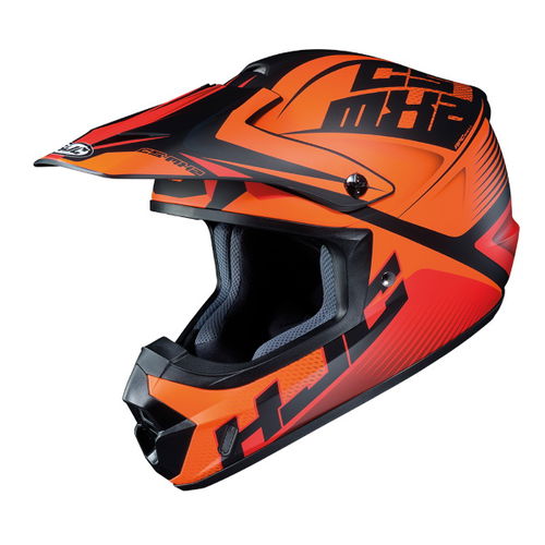 HJC CS-MX II Ellusion Helmet Orange