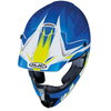 HJC CS-MX II Ellusion Blue Motocross Helmet Top                                                                                                                                                                                                                