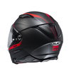 HJC F70 Feron Red Full Face Motorcycle Helmet Back left                                                                                                                                                                                                        