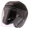 HJC IS-33 2 Matt Black Open Face Motorcycle Helmet Front Left                                                                                                                                                                                                  
