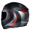 HJC RPHA 11 Bine Red Full Face Motorcycle Helmet Back Left                                                                                                                                                                                                     