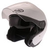 HJC IS-33 2 White Open Face Motorcycle Helmet Open With Sun Visor                                                                                                                                                                                              