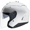 HJC IS-33 2 White Open Face Motorcycle Helmet Left Side                                                                                                                                                                                                        