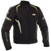 Richa Gotham 2 Black Fluo Textile Motorcycle Jacket Front                                                                                                                                                                                                      
