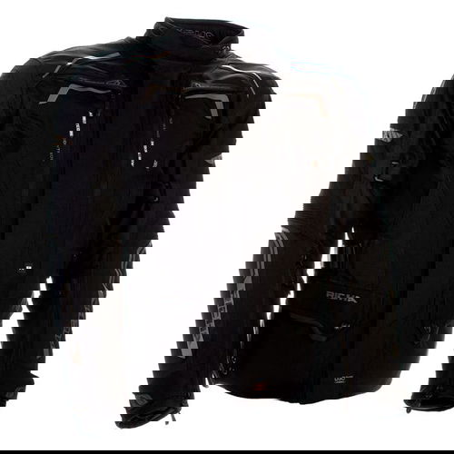 Richa Infinity 2 Black Textile Motorcycle Jacket Front                                                                                                                                                                                                         