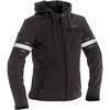 Richa Toulon 2 Black Softshell Jacket Front                                                                                                                                                                                                                    