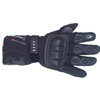 Richa Arctic Lady Ladies Black Motorcycle Gloves Back                                                                                                                                                                                                          