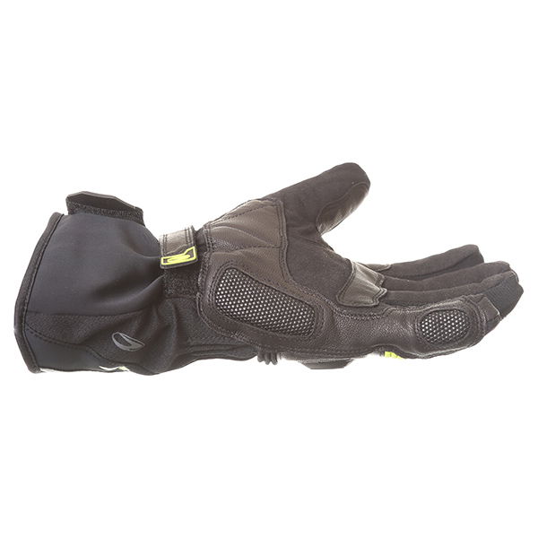 Richa Cold Protect GoreTex Black Yellow Waterproof Motorcycle Gloves Little finger side                                                                                                                                                                        