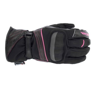 Ella Waterproof Gloves Black Pink