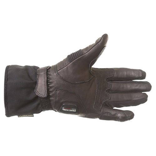 Richa Hurricane GoreTex Black Waterproof Motorcycle Gloves Palm                                                                                                                                                                                                