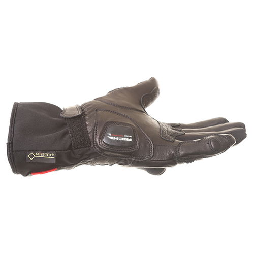 Richa Hurricane GoreTex Black Waterproof Motorcycle Gloves Little finger side                                                                                                                                                                                  