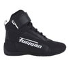 Furygan Zephyr D30 Black White Waterproof Motorcycle Ankle Boots Outside Leg                                                                                                                                                                                   