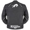 Furygan Raptor Evo Black White Leather Motorcycle Jacket Back                                                                                                                                                                                                  