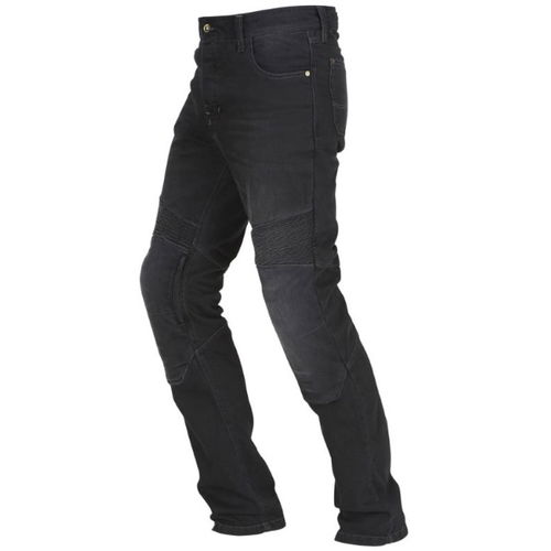 Furygan Steed Black Denim Motorcycle Pants Riding crouch                                                                                                                                                                                                       