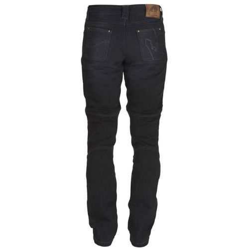 Furygan Steed Black Denim Motorcycle Pants Rear                                                                                                                                                                                                                