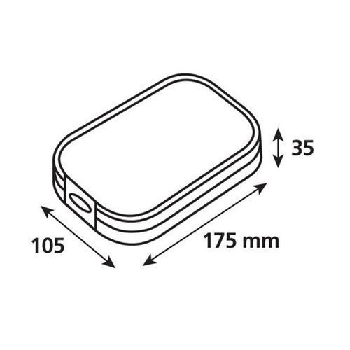Lampa Opti-Case Universal SmartPhone Cover Dimensions                                                                                                                                                                                                          