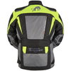 Furygan Apalaches Black Grey Yellow Textile Motorcycle Jacket Back                                                                                                                                                                                             