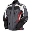 Furygan Apalaches Black Grey Red Textile Motorcycle Jacket Side                                                                                                                                                                                                