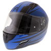 Akito Street Helmet Matt Black Blue Size: XS